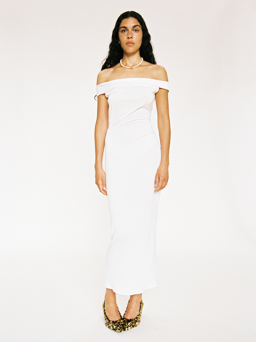 DRESS AIMEE WHITE